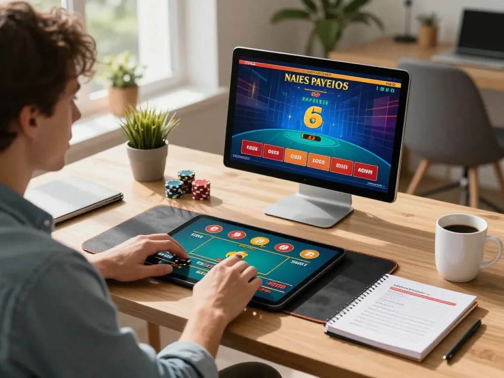 Player enjoying exciting online tr88 casino experience with live dealer game interface.