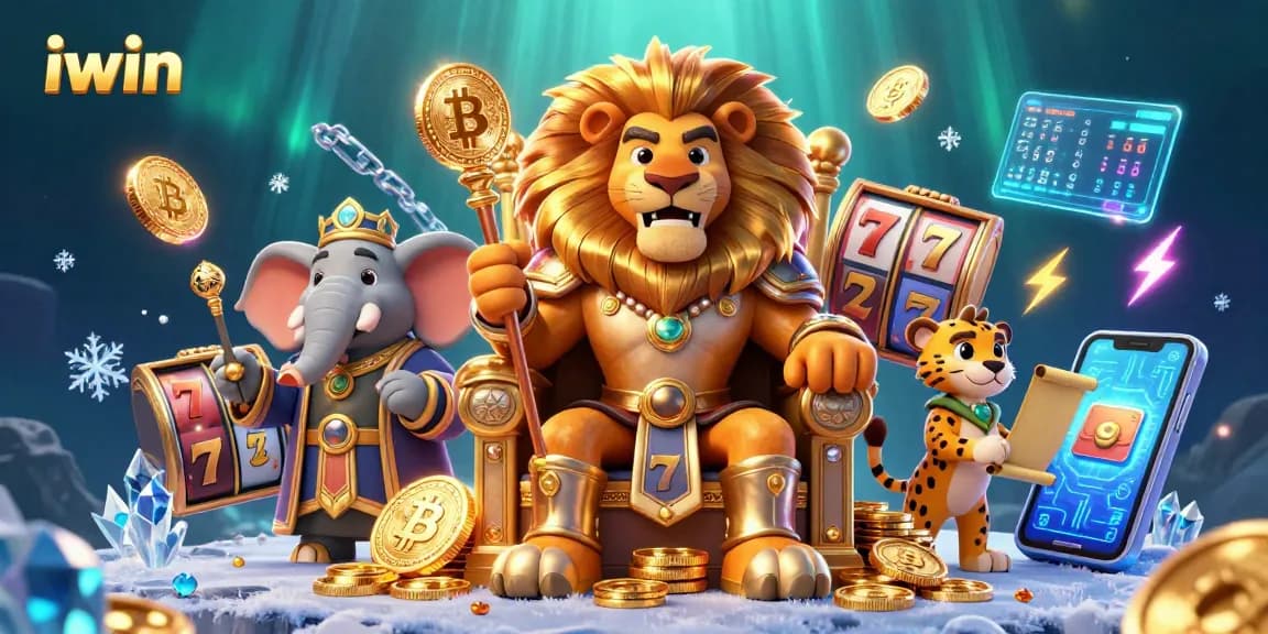 Engage in winning strategies at iwin with vibrant slot games and rich casino imagery.