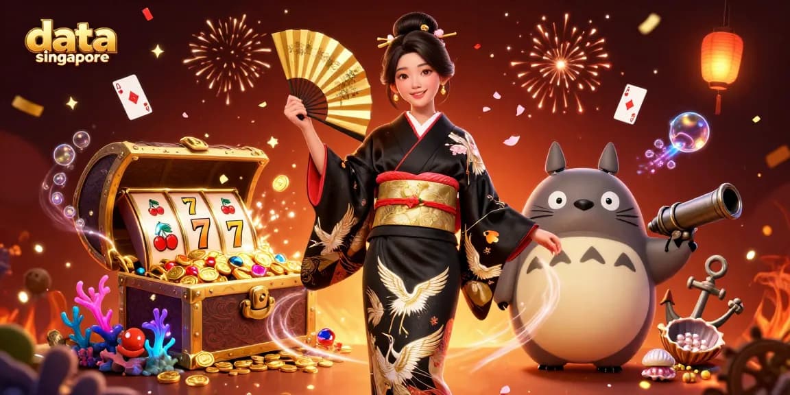 Experience the thrill of data singapore as a player wins with exploding treasures and dynamic slot reels.