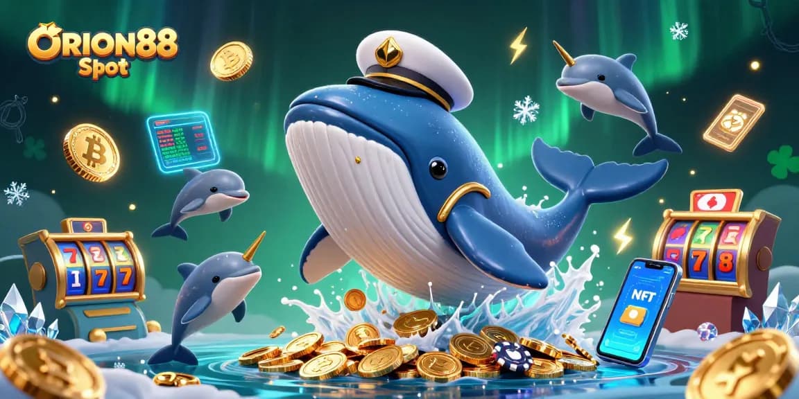 Experience thrilling wins with ORION88 Slot as the giant whale breaches in a sea of coins and jackpots.