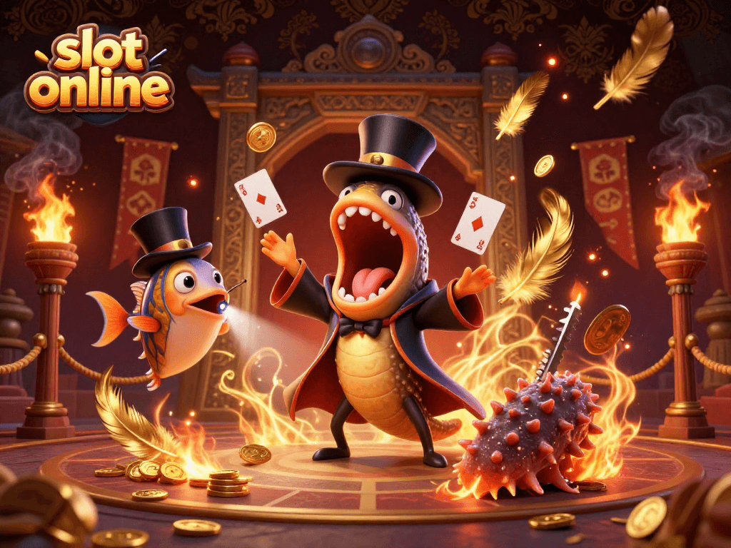 Experience exciting gameplay in slot online with a captivating 3D illustration of a magical underwater casino.