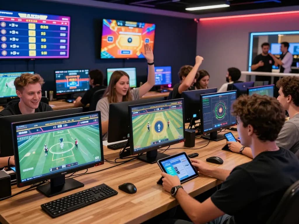 Engaged players enjoying online betting experiences on Fabet with vibrant interfaces and gaming excitement.