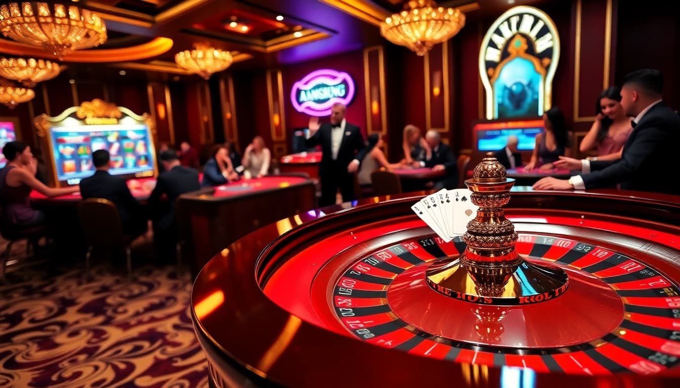 Spin and win at https://nk88.fyi/ with vibrant casino tables and engaging games.