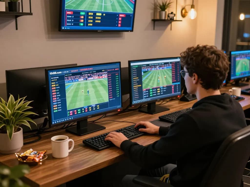 Engaging online sports betting on ytr88's platform, showcasing live odds and exciting matches.