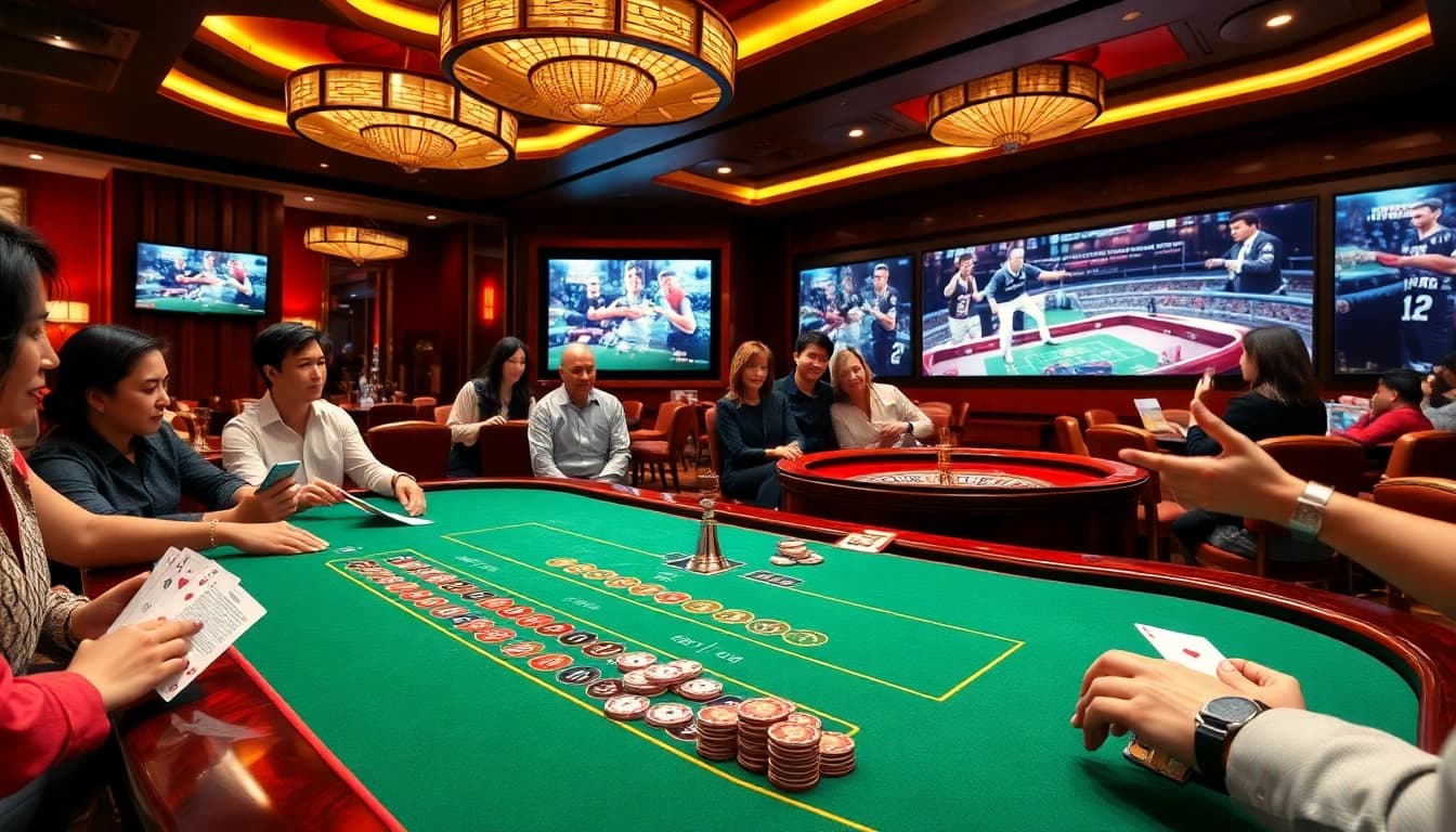 Experience thrilling moments at lương sơn tv with an immersive casino atmosphere featuring live gambling.
