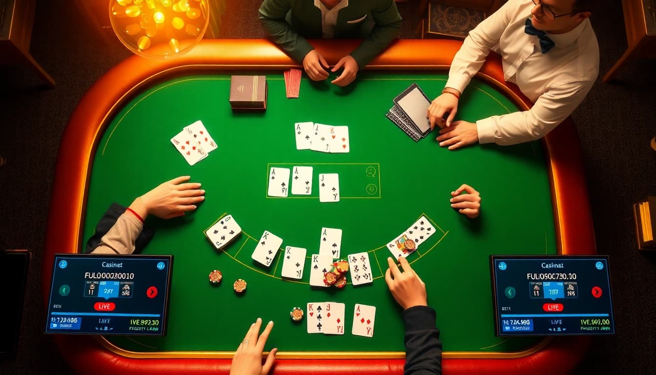 Players enjoying an engaging Baccarat game at https://f1686s.com/, showcasing excitement and elegance.
