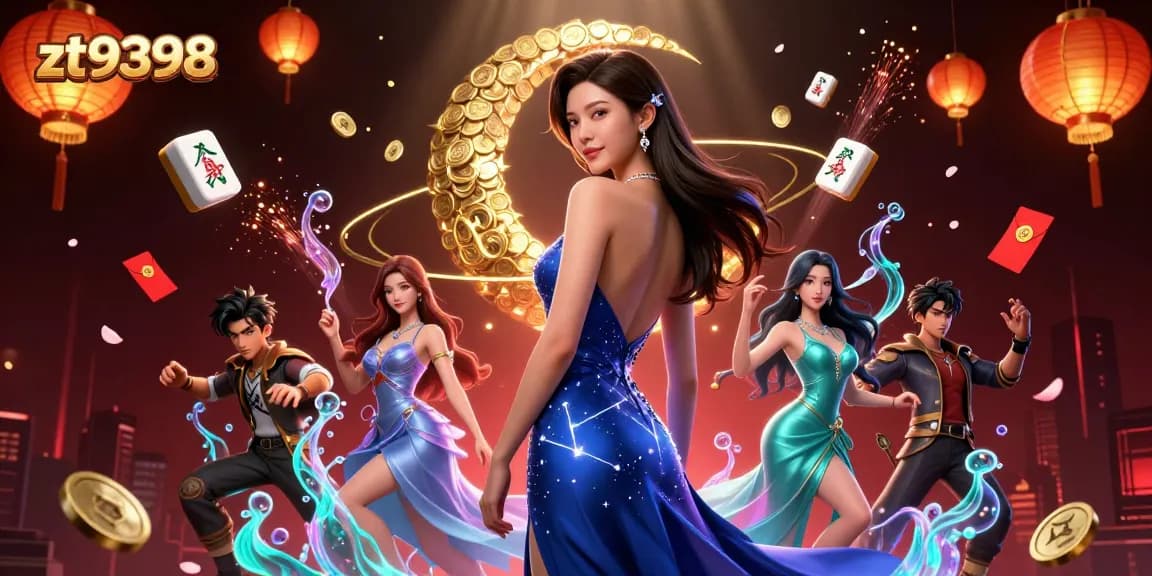 Experience exhilarating gameplay at zt9398 with an elegant illustrated scene showcasing thrilling casino elements.