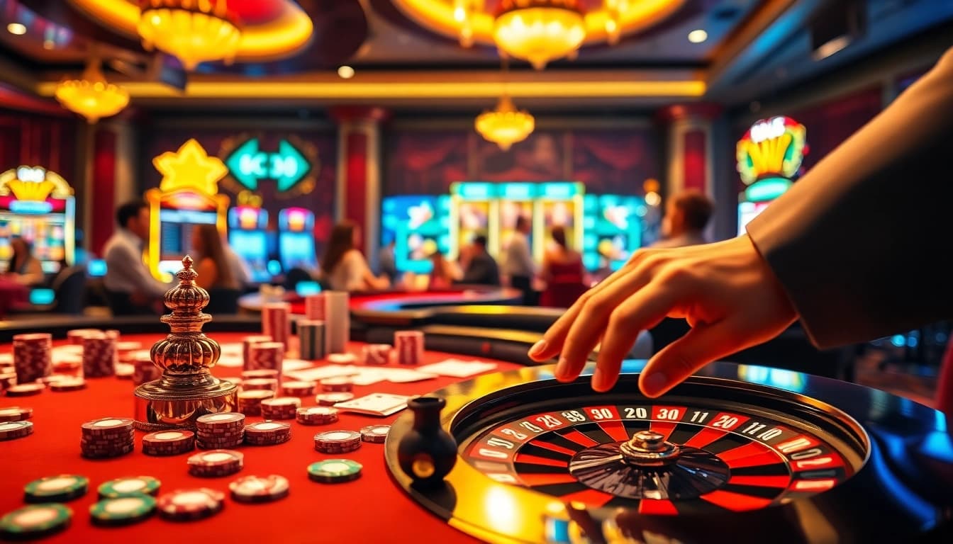 Experience U88 gaming excitement with vibrant casino tables and thrilling action.
