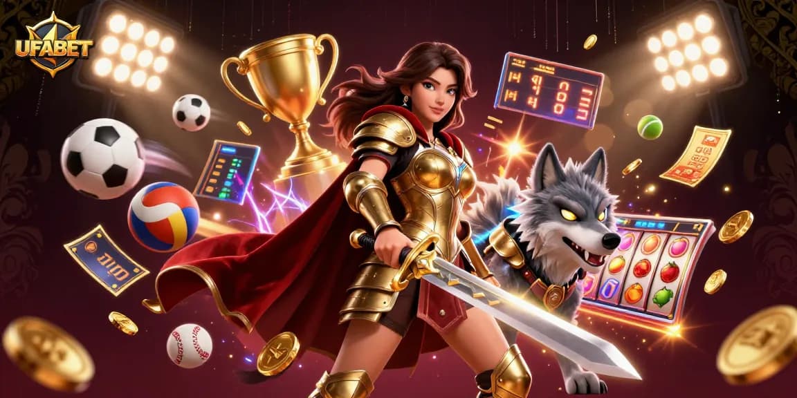 Kick off your gaming adventure with UFABET, featuring a dynamic casino scene of thrilling sports betting.