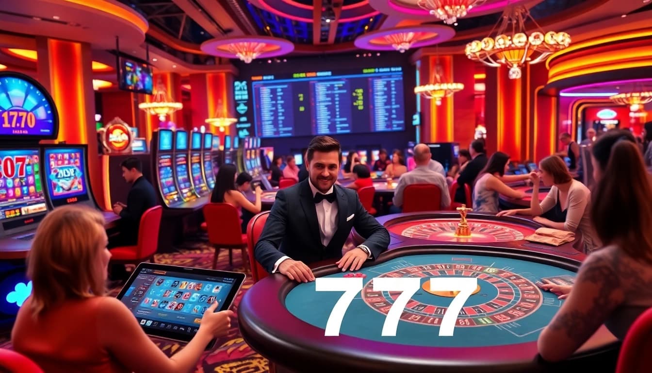 Experience thrilling online gambling at NA777 with professional dealers and vibrant casino games.
