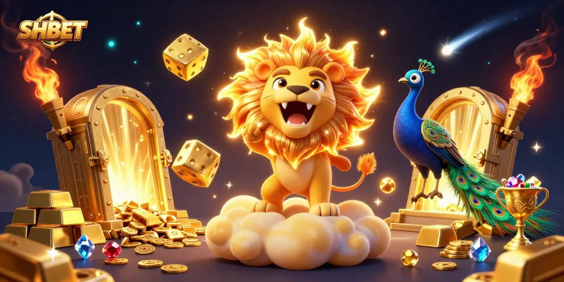 SHBET offers thrilling gameplay with vibrant riches and dynamic winning elements in a 3D casino style.