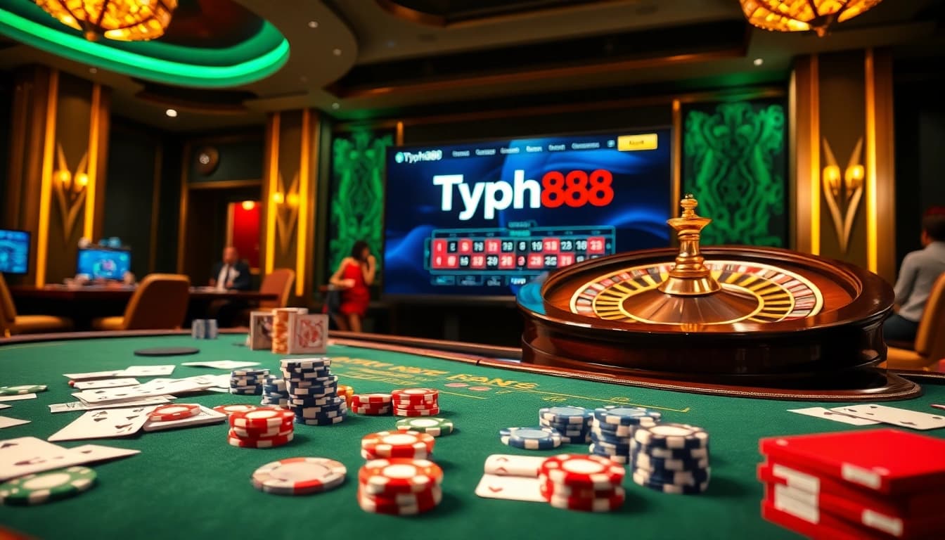 Experience the thrill of Typhu88 with luxurious casino gaming and vibrant visuals.