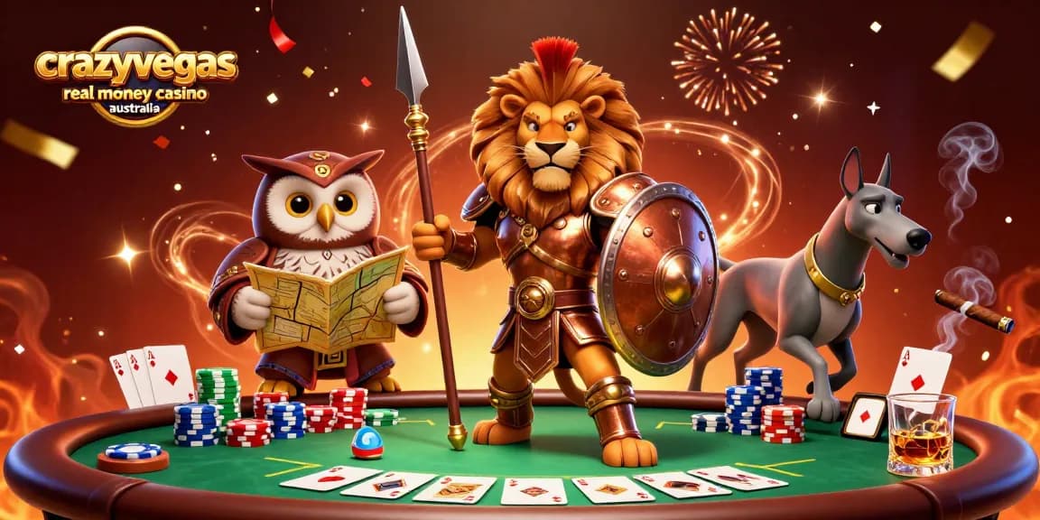 Experience exciting games at crazyvegas real money casino australia with poker, chips, and strategy.