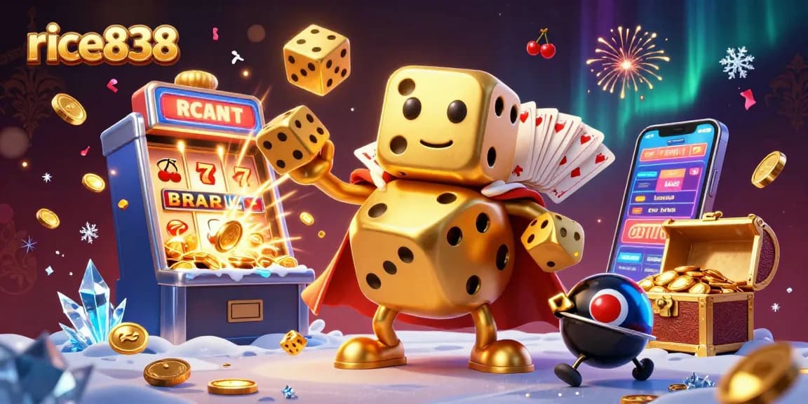 Experience thrilling gameplay with rice838's vibrant online casino, featuring dynamic characters and exciting game elements.