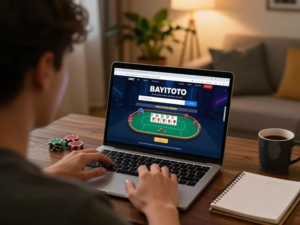 Masuk ke platform perjudian online BAYITOTO sambil menikmati suasana rumah yang nyaman.