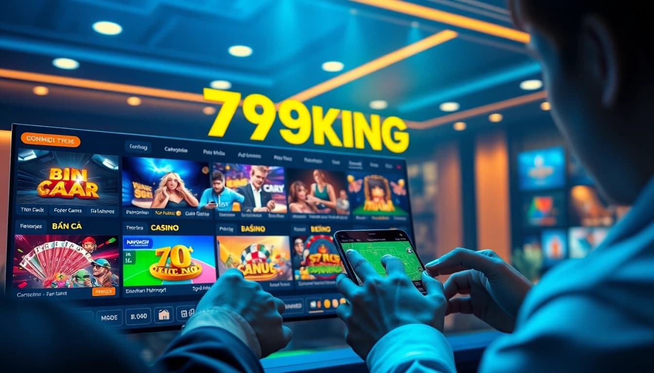 Engaging users on the 79king platform, showcasing diverse games and a modern interface.
