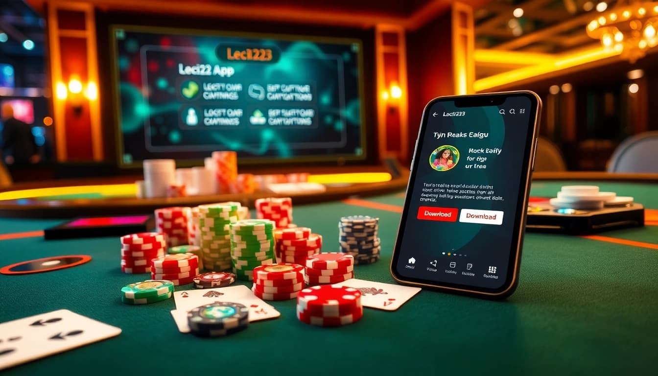 Download the Leci123 app for exciting online gaming experiences on Android and iOS.