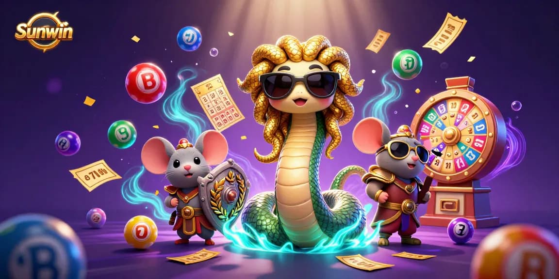 Experience the vibrant world of Sunwin with engaging characters and dynamic gaming elements.