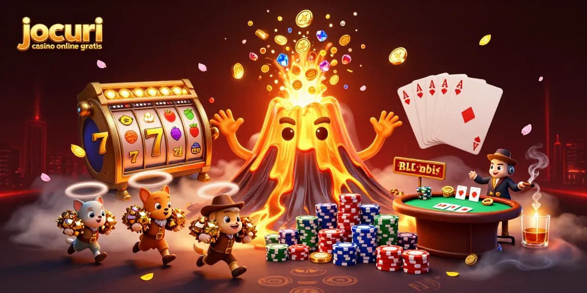 Joacă jocuri casino online gratis cu păcănele și jackpoturi atrăgătoare.