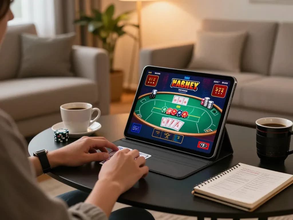 Experience exciting betting moments at kp88 with vibrant online casino gameplay in a cozy home.
