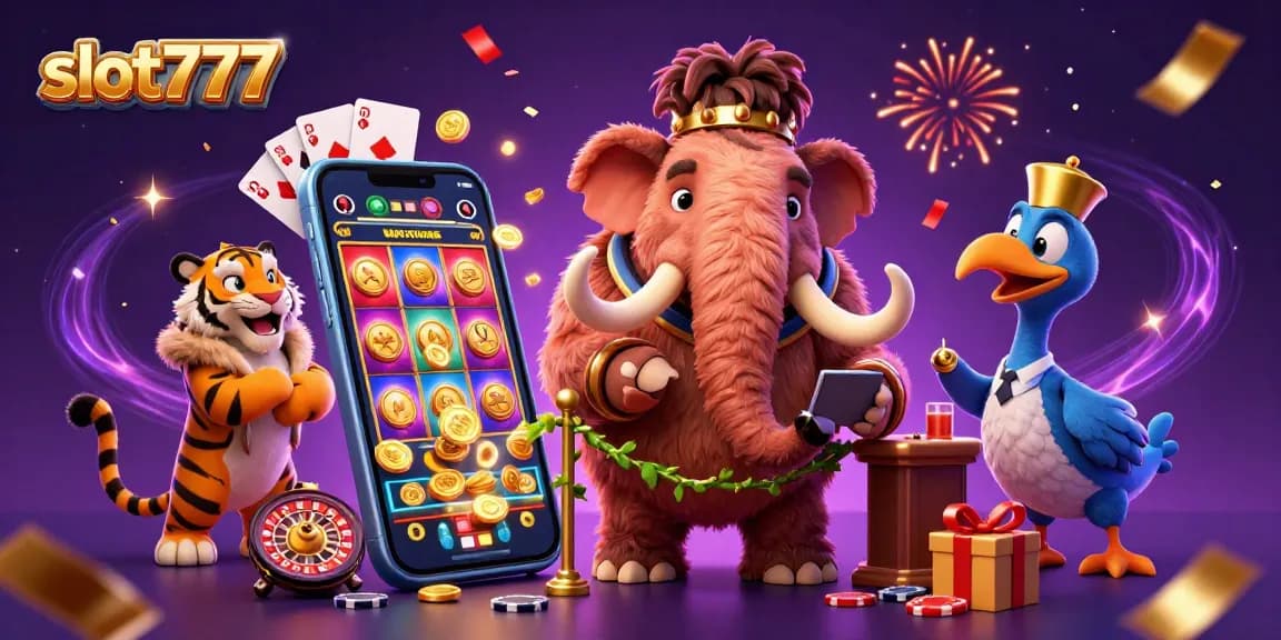 Experience the thrill as slot777 spins into action with colorful slot games and VIP vibes.