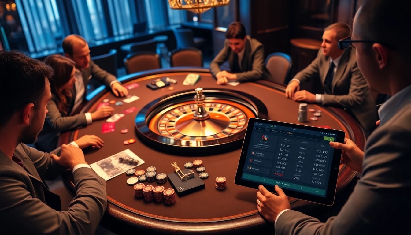 Experience thrilling poker action with real-time updates from https://ek333pro.com/ in an upscale casino setting.
