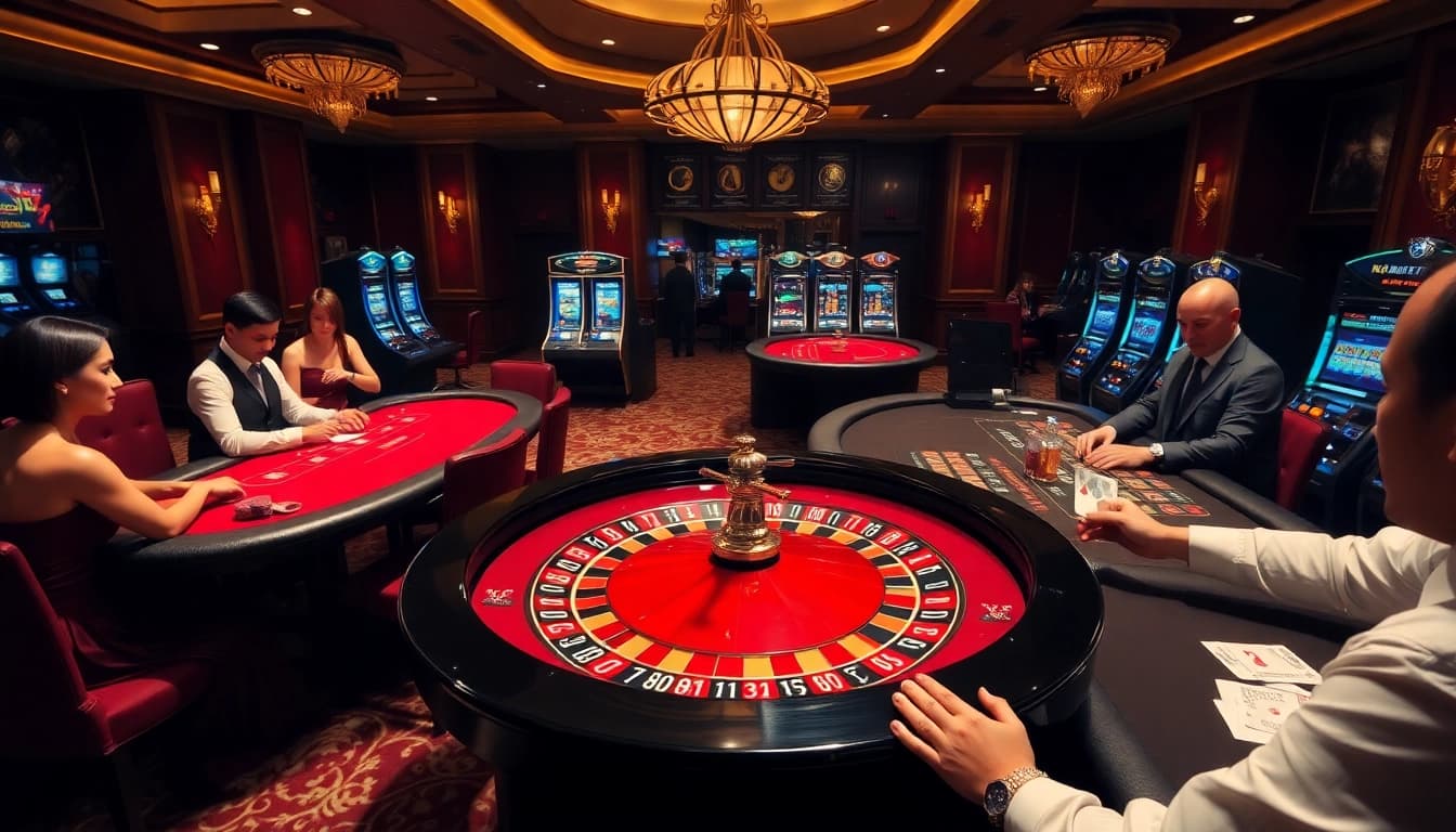 Experience the excitement at l444.art with thrilling roulette and blackjack tables, showcasing elite gambling.