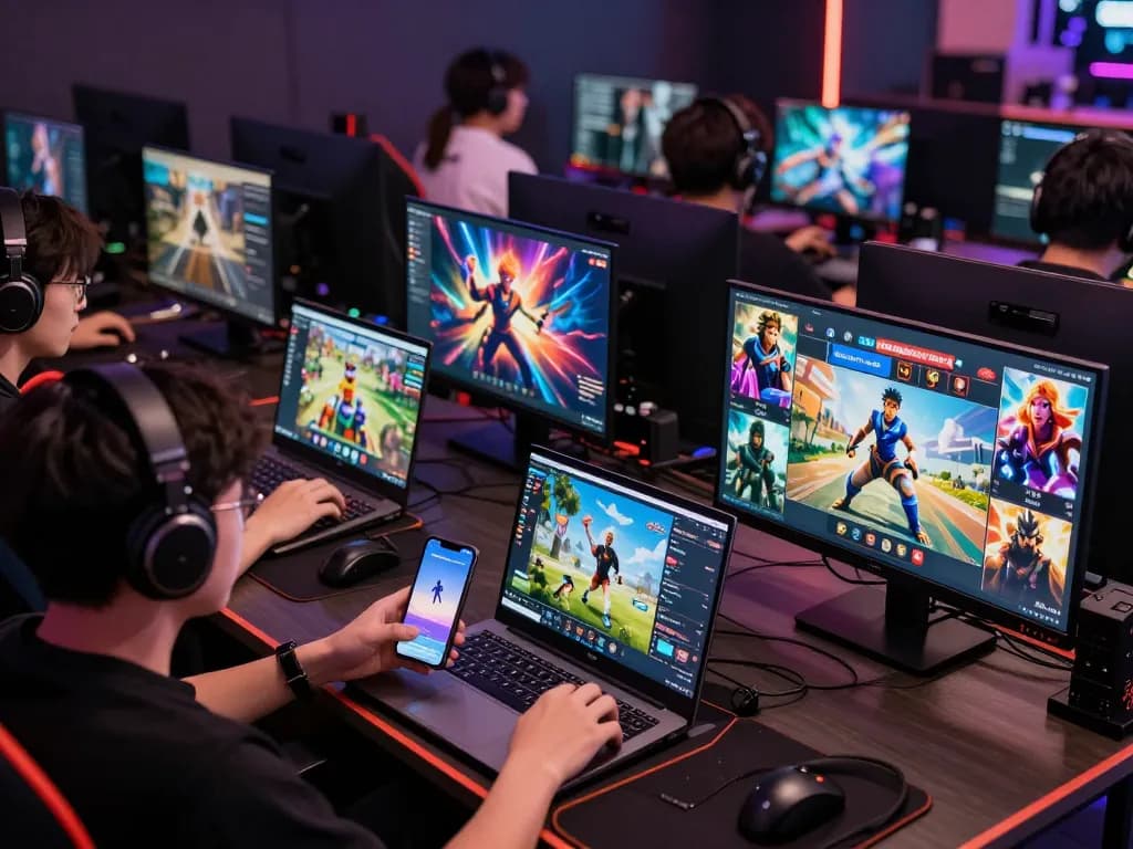 Experience the excitement at tại sunwin cổng game bài đổi thưởng số 1 with vibrant gaming atmosphere and engaged players.
