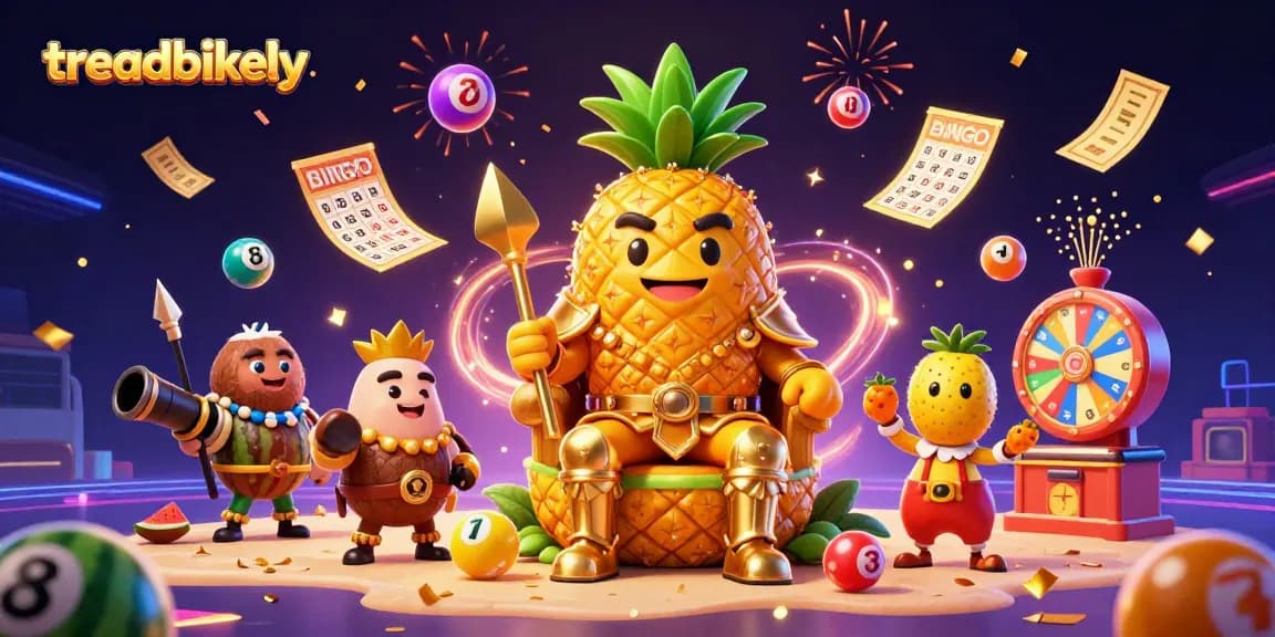 Treadbikely inspires excitement with a vibrant casino scene featuring animated characters and dynamic gambling elements.