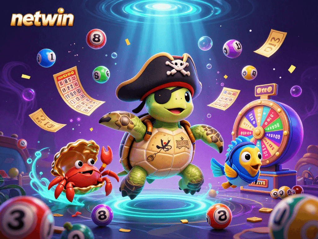 Engage with netwin's exciting lottery adventure featuring vibrant characters and dynamic game elements.