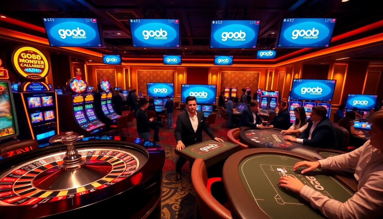 Experience the excitement of gaming at https://go8.monster/ with vibrant slot machines and professional dealers.