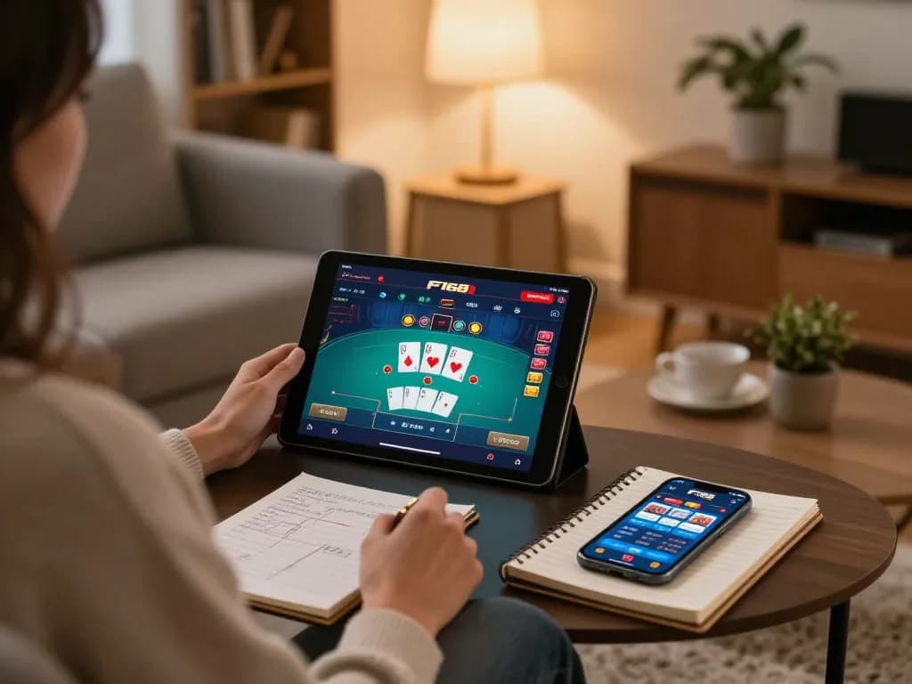 Experience online gaming excitement with the F168 platform while enjoying a cozy home atmosphere.