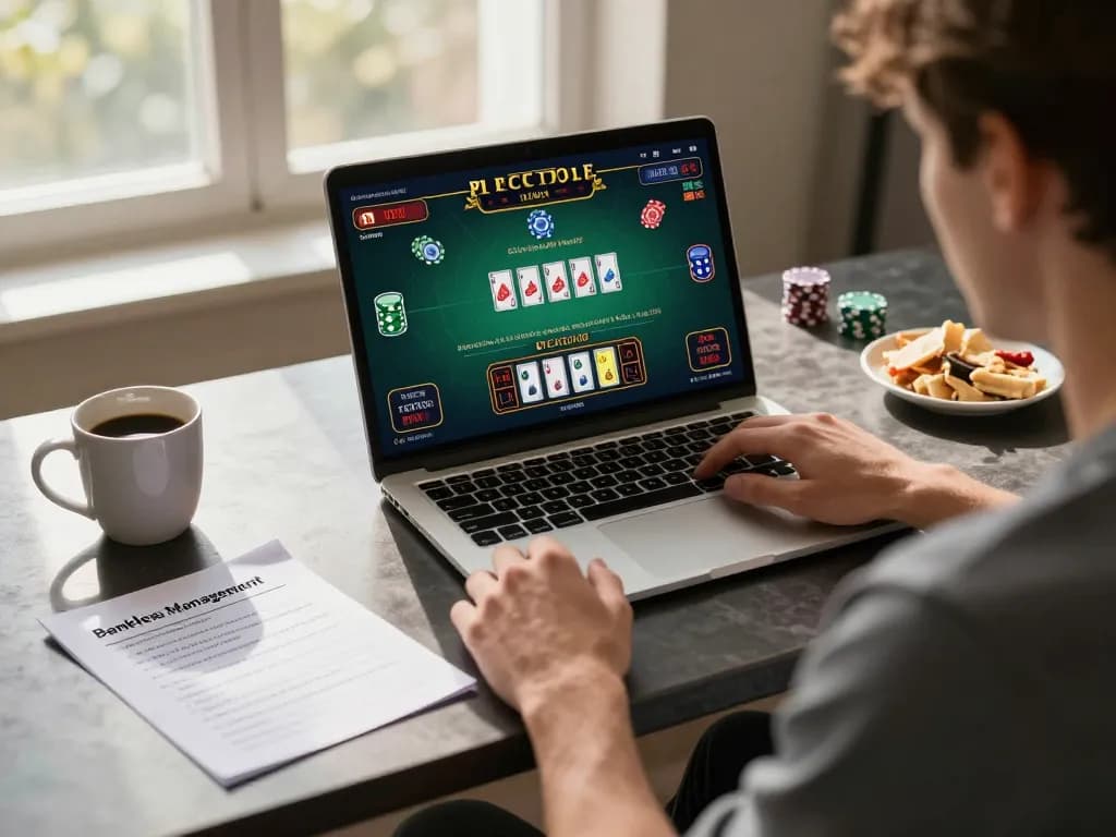 Player enjoying a game of baccarat online at SC88 with visible strategy notes and a relaxed atmosphere.