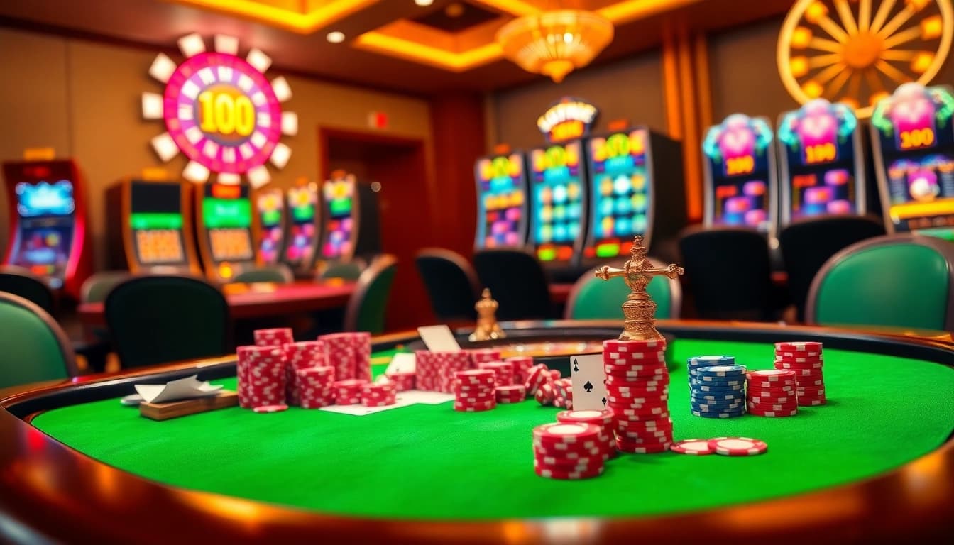 Players engaging with LODE88 online gambling platform, showcasing vibrant casino visuals.