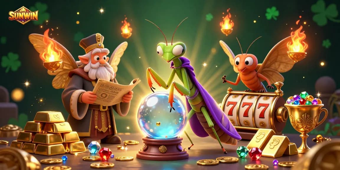 SUnwin captivates players with vibrant casino action featuring decorative 3D characters and enchanting slot elements.