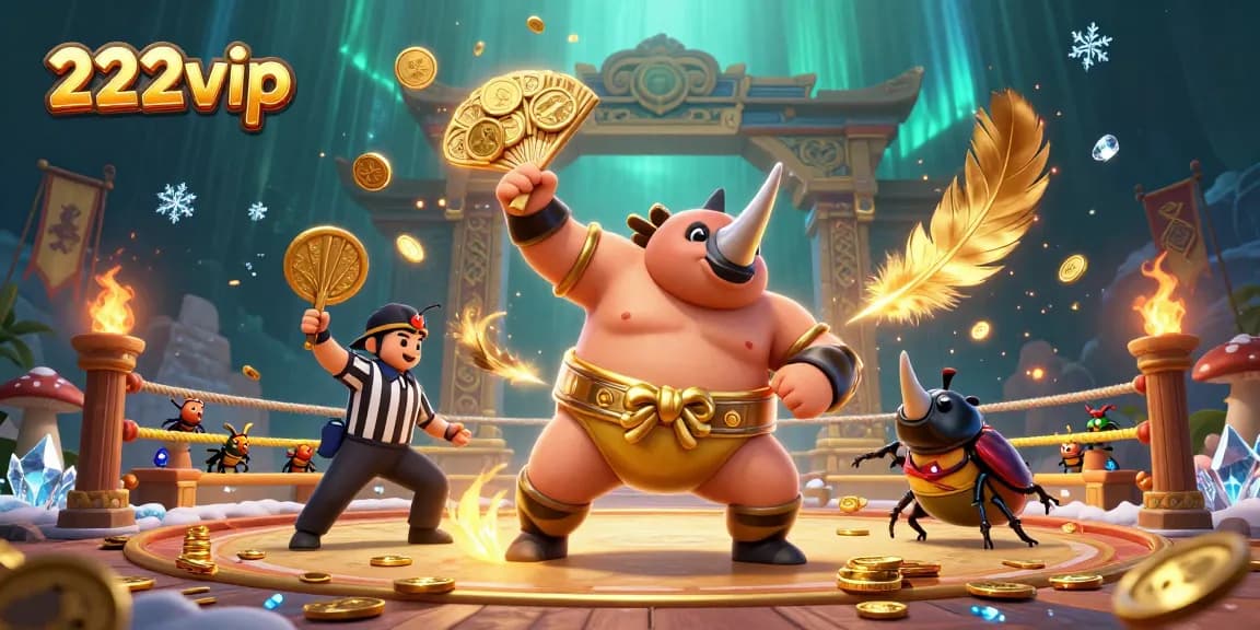 Jogue e ganhe com 222vip enquanto um campeão fornece moedas de ouro no combate.