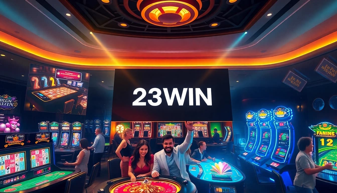 Experience the luxury of 23win online casino with diverse games and vibrant ambiance.