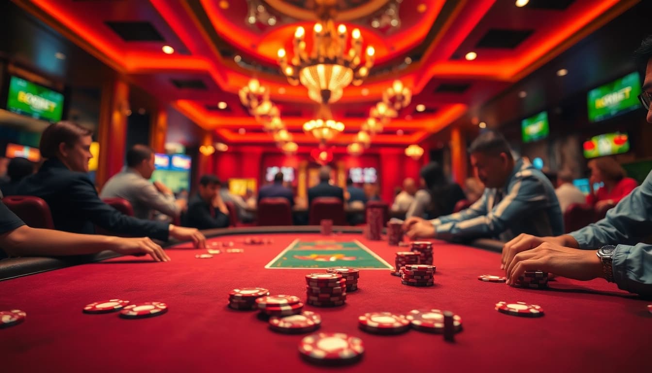Menangkan peluang SBOBET88 di meja permainan kasino yang ramai dan menarik.