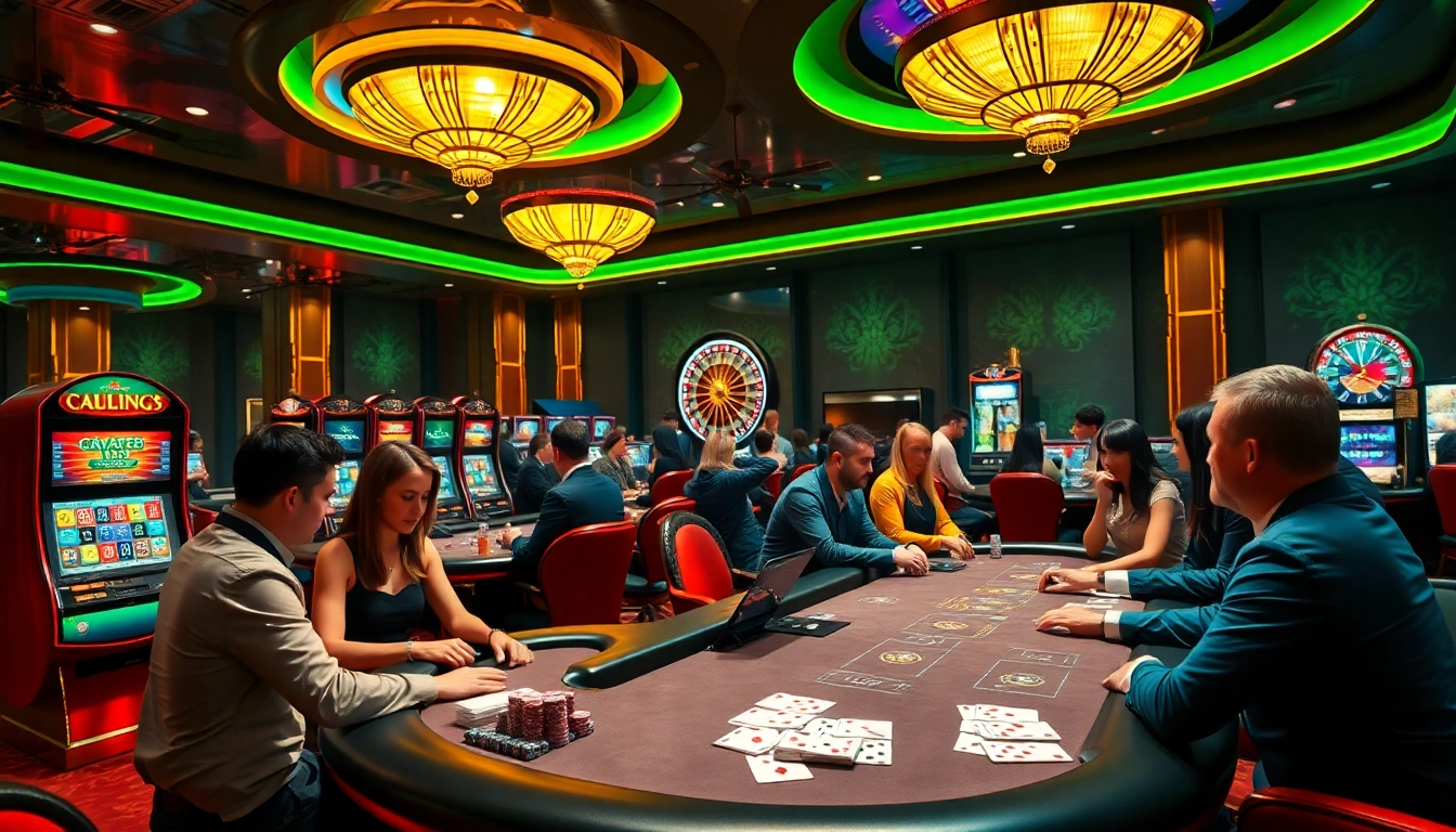 Experience the thrill of 3Dbet casino with vibrant gaming tables and dynamic atmosphere.
