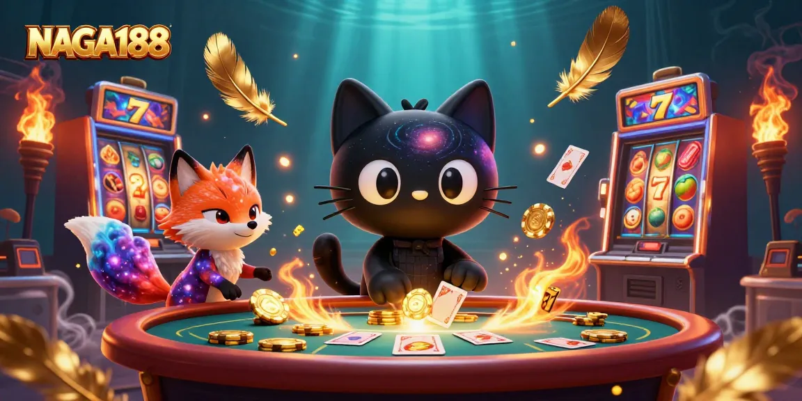NAGA188 menyajikan pengalaman judi kasino dengan kucing lubang hitam 3D menarik dan banyak elemen permainan.