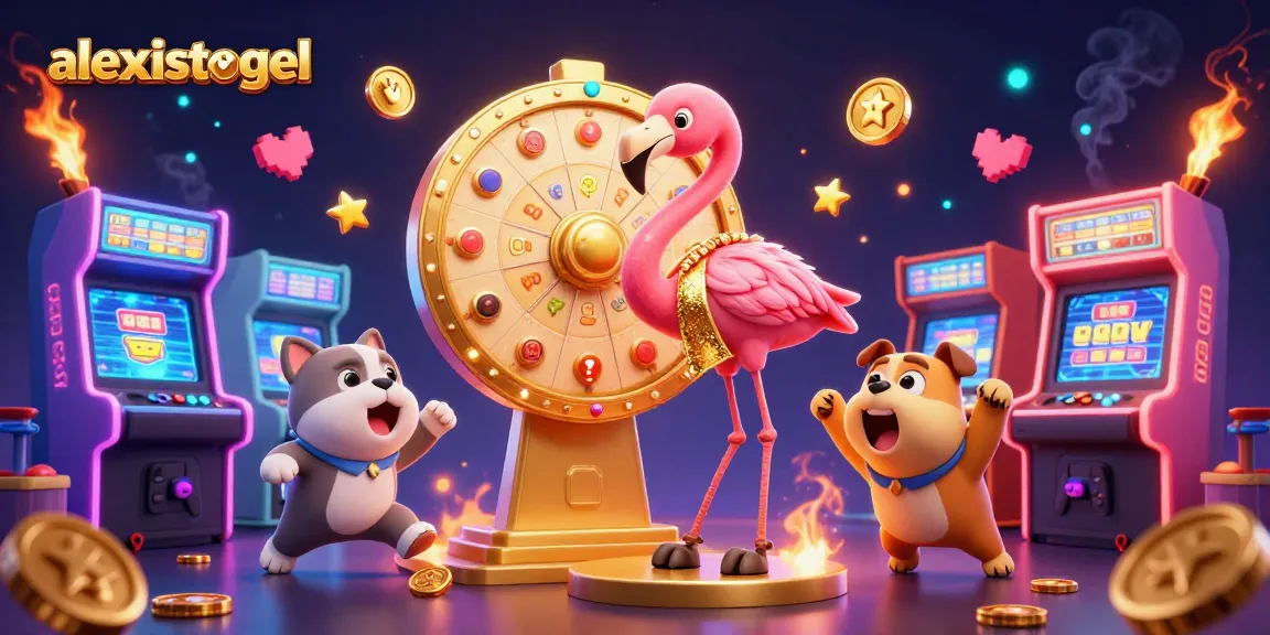 Menghadapi keberuntungan bermain dengan alexistogel melalui ilustrasi 3D yang menarik dan penuh warna.