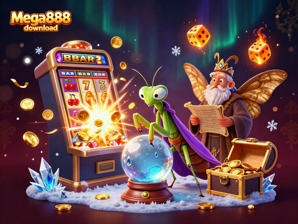 Engage with the mega888 download adventure in a vibrant and dynamic casino scene.