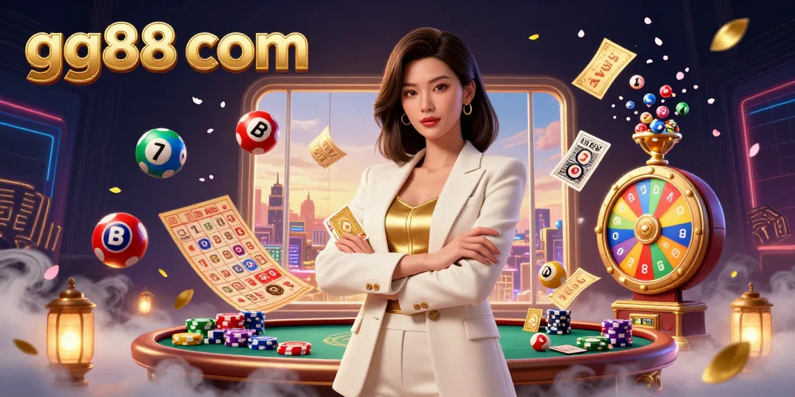 Engage with exciting games at gg88 com featuring an elegant dealer and dynamic lottery elements.