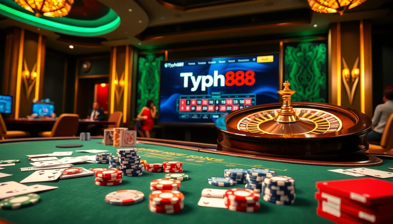 Experience the thrill of Typhu88 with luxurious casino gaming and vibrant visuals.
