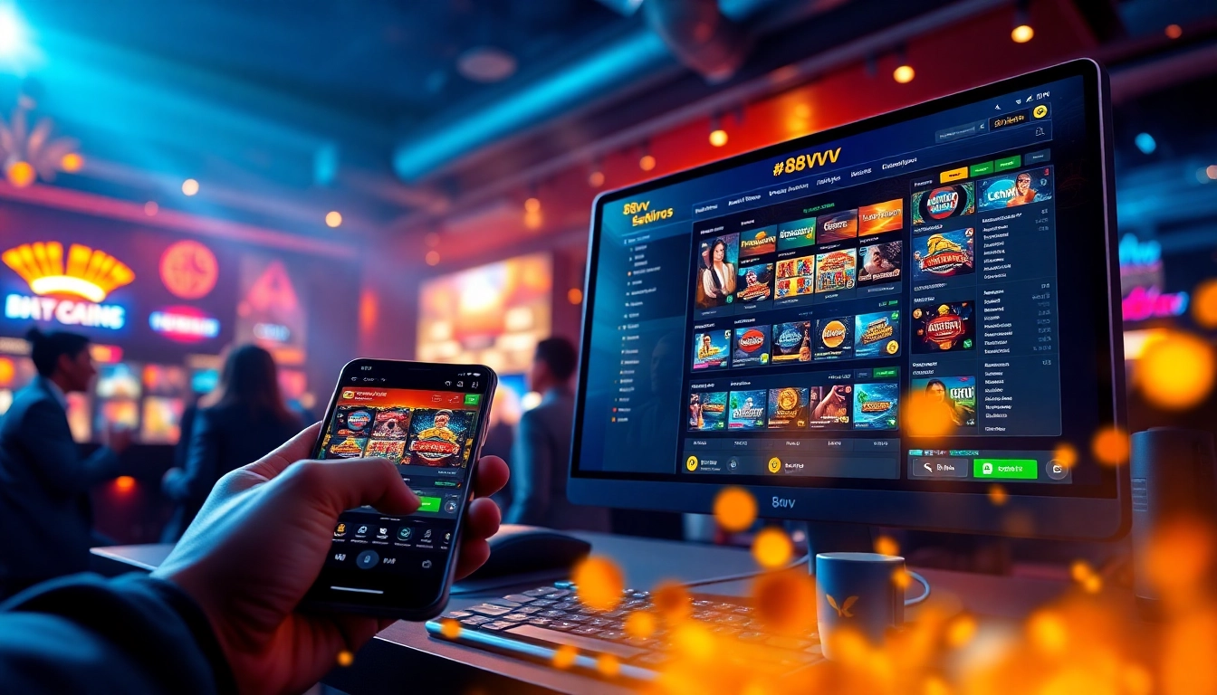 88vv online gambling platform showcasing exciting live casino games and user-friendly interface.