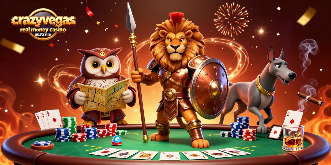 Experience exciting games at crazyvegas real money casino australia with poker, chips, and strategy.