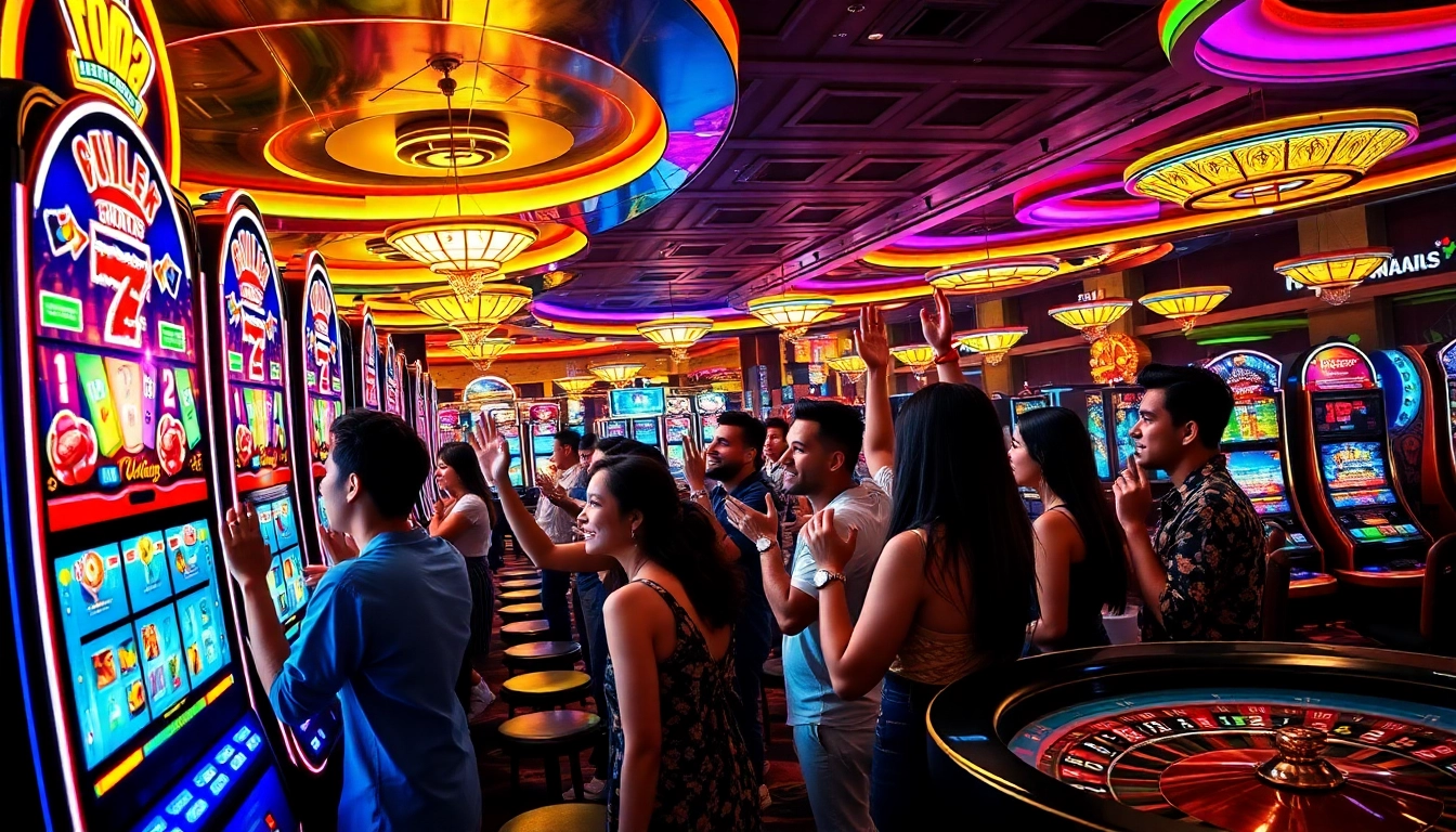 Rasakan sensasi aman788 slot gacor dengan pemain yang bersemangat menang di mesin slot yang cerah.