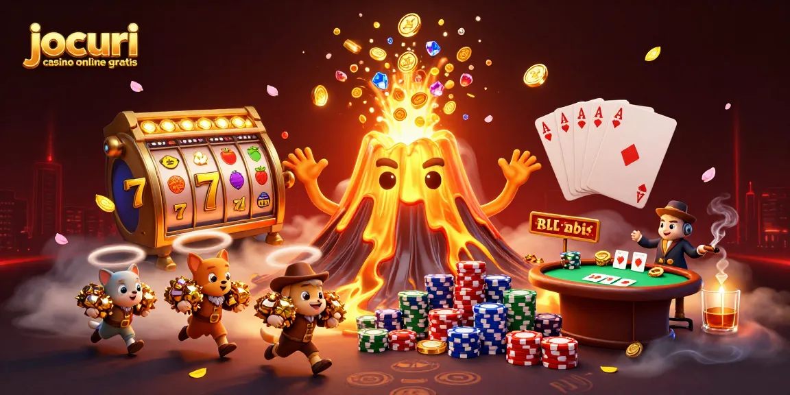 Joacă jocuri casino online gratis cu păcănele și jackpoturi atrăgătoare.