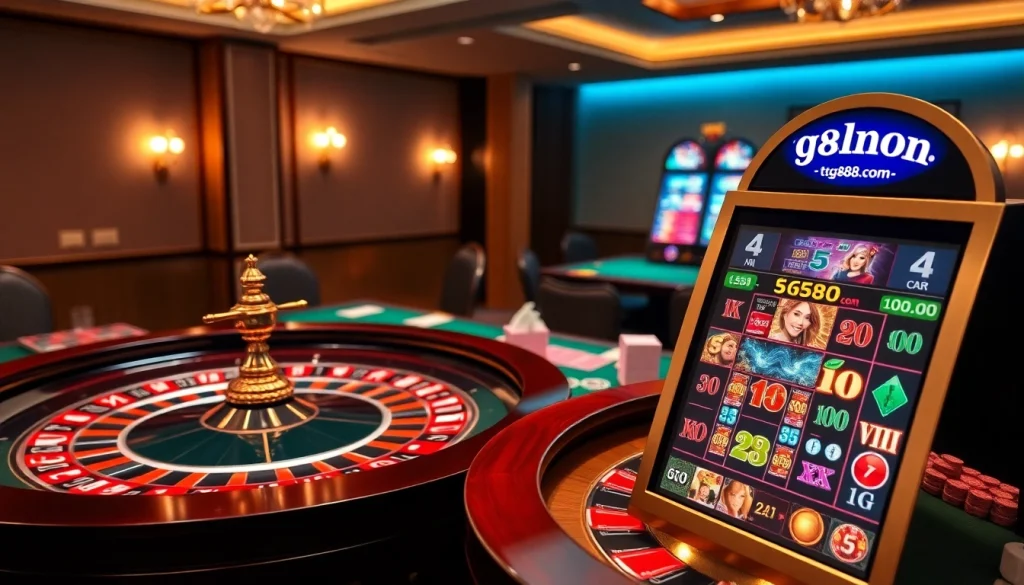 Experience the excitement of winning at tg88.com with vibrant casino games and luxurious ambience.