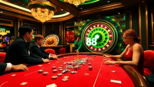 Experience thrilling poker games at Xin 88 with vibrant tables and exciting action.